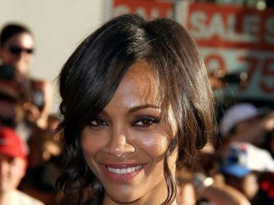 Zoe Saldana Premier Of Captain America