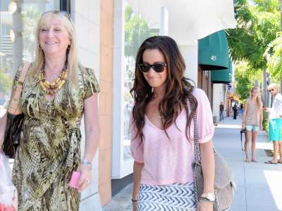 Ashley Tisdale Shoping In Beverly Hills