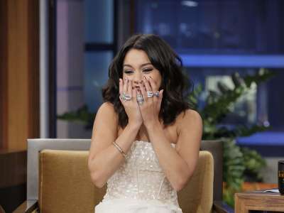 Vanessa Hudgens At Tonight Show With Jay Leno