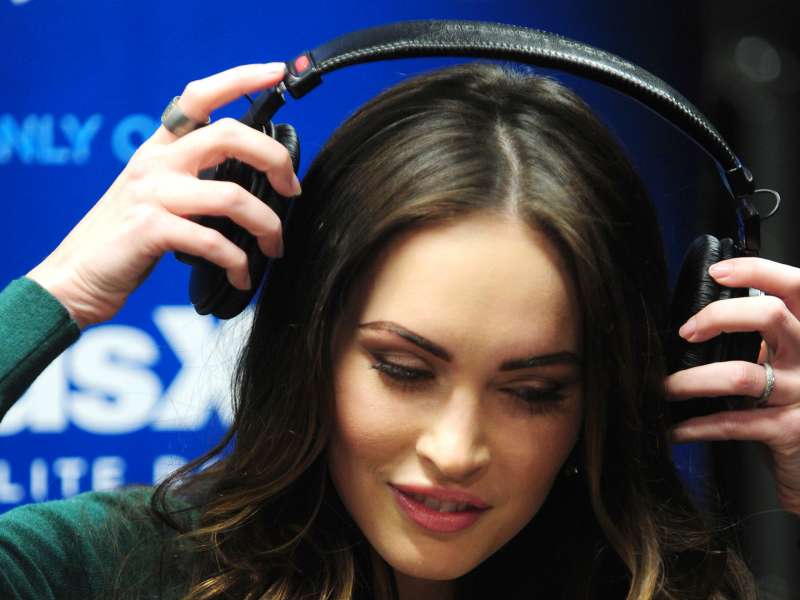 Megan Fox Visits SiriusXM Radio In NY Wallpaper