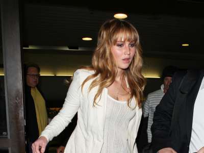 Jennifer Lawrence At LAX