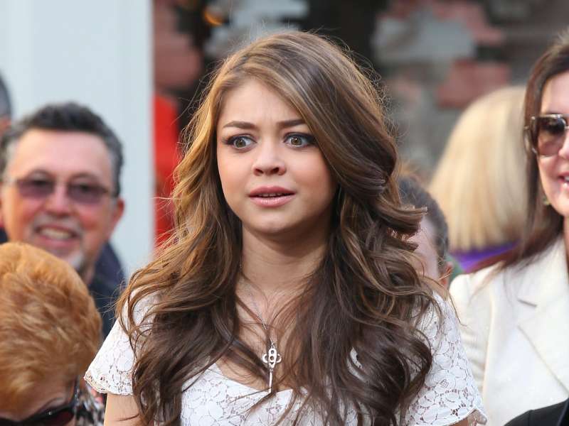 Sarah Hyland At The Grove In LA Wallpaper