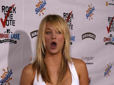 Kaley Cuoco Rock The Vote National Bus Tour Concert In Hollywood