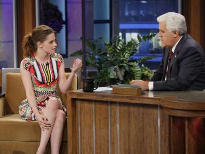 Kristen Stewart The Tonight Show With Jay Leno Appearance In Burbank