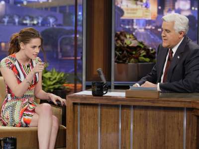 Kristen Stewart The Tonight Show With Jay Leno Appearance In Burbank