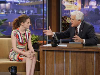 Kristen Stewart The Tonight Show With Jay Leno Appearance In Burbank