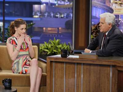 Kristen Stewart The Tonight Show With Jay Leno Appearance In Burbank