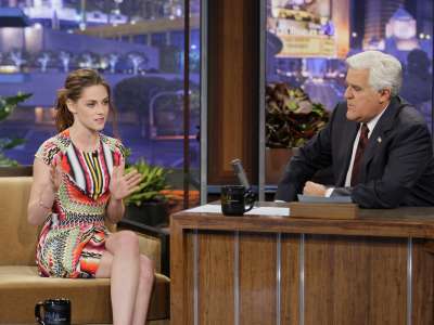 Kristen Stewart The Tonight Show With Jay Leno Appearance In Burbank