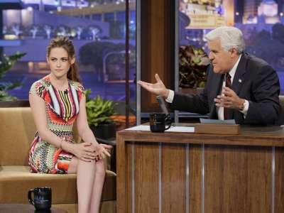 Kristen Stewart The Tonight Show With Jay Leno Appearance In Burbank