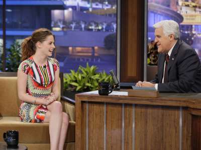 Kristen Stewart The Tonight Show With Jay Leno Appearance In Burbank