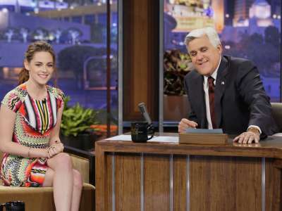 Kristen Stewart The Tonight Show With Jay Leno Appearance In Burbank