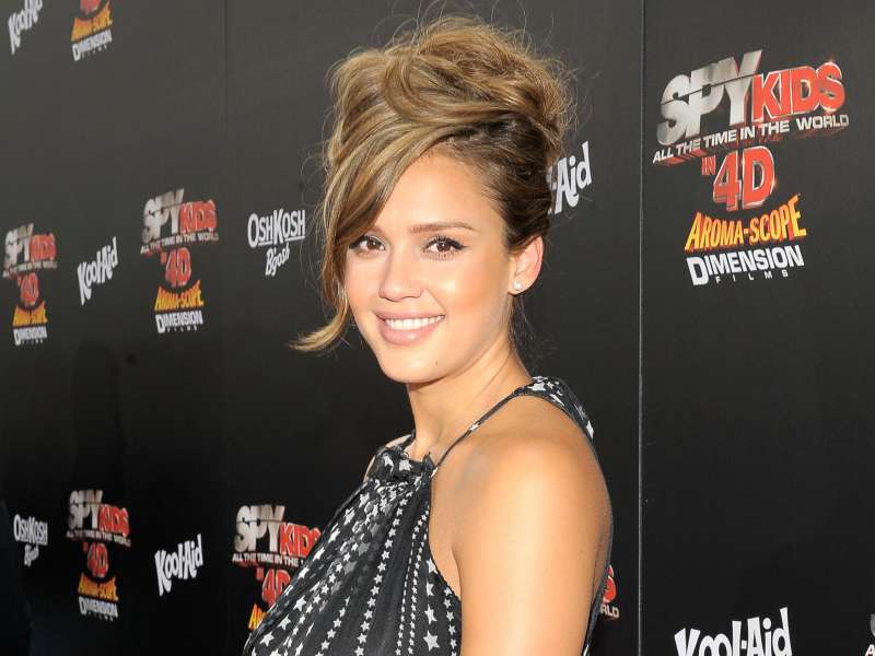 Jessica Alba On Spy Kids Premiere Wallpaper