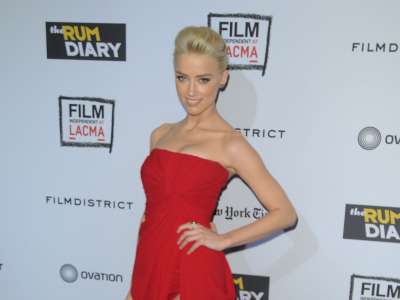 Amber Heard The Rum Diary Premiere