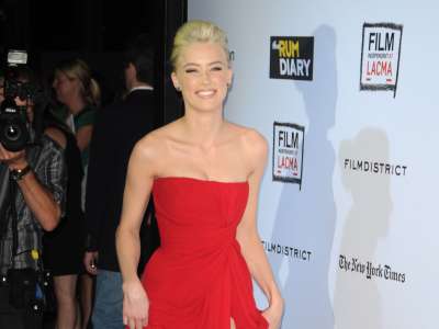 Amber Heard The Rum Diary Premiere