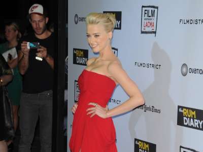 Amber Heard The Rum Diary Premiere