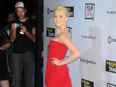 Amber Heard The Rum Diary Premiere