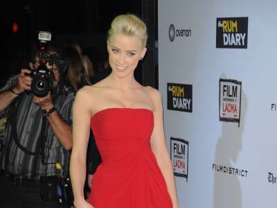 Amber Heard The Rum Diary Premiere