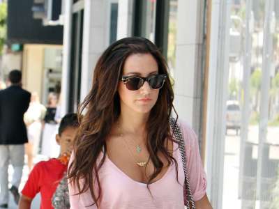 Ashley Tisdale Shoping In Beverly Hills