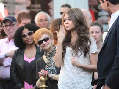 Sarah Hyland At The Grove In LA