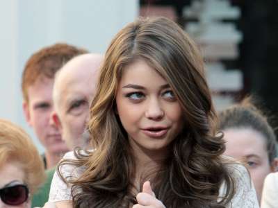 Sarah Hyland At The Grove In LA