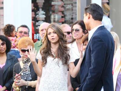 Sarah Hyland At The Grove In LA