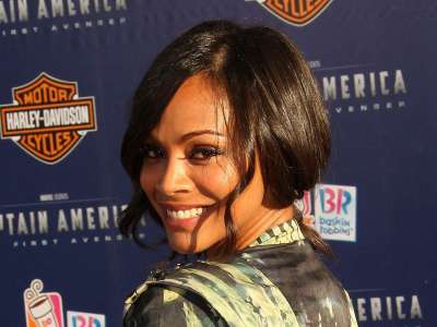 Zoe Saldana Premier Of Captain America