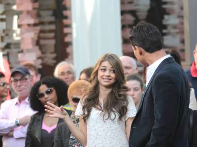 Sarah Hyland At The Grove In LA