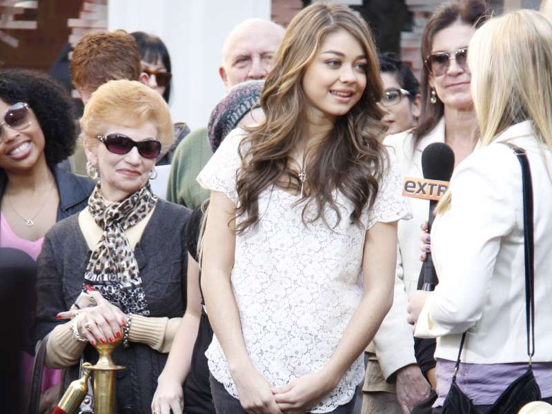 Sarah Hyland At The Grove In LA Wallpaper