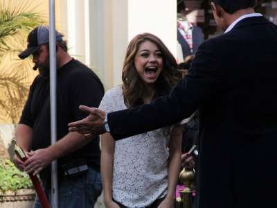 Sarah Hyland At The Grove In LA