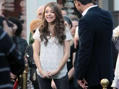 Sarah Hyland At The Grove In LA